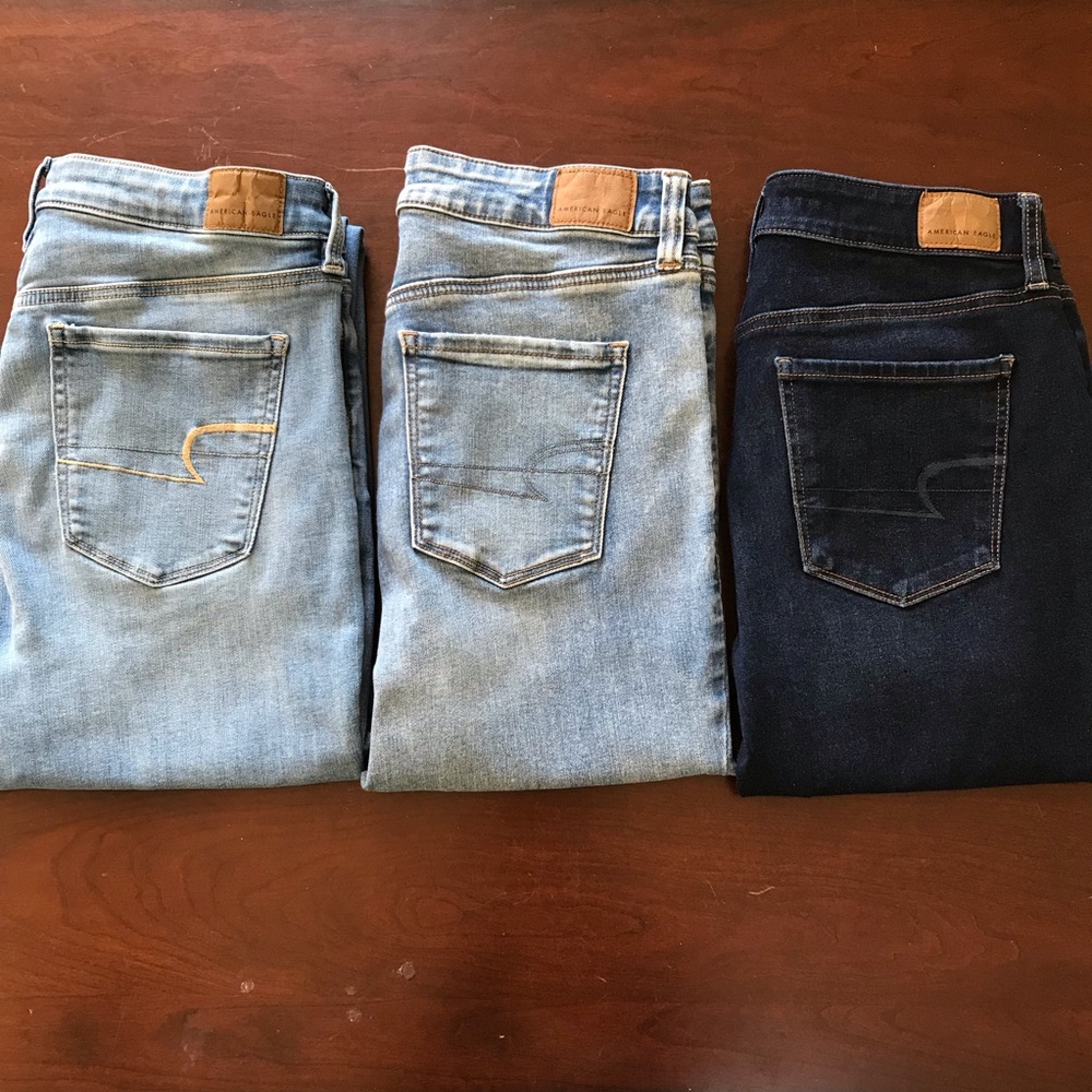 American Eagle Jeans Bundle - Sizes 8 Short & 10 Short (all ~29 in waist) - Picture 15 of 15